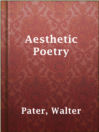 Cover image for Aesthetic Poetry